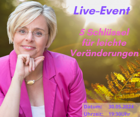 Live Event 5 schlussel fur leichte Veranderungen 